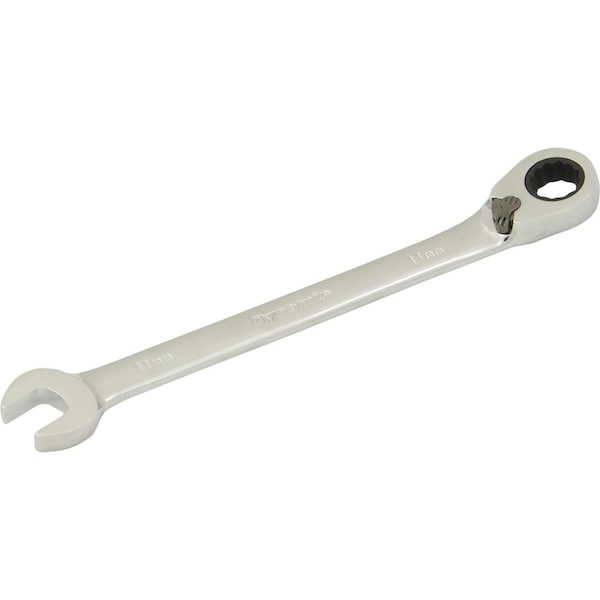 Tools 11mm Reversible Combination Ratcheting Wrench